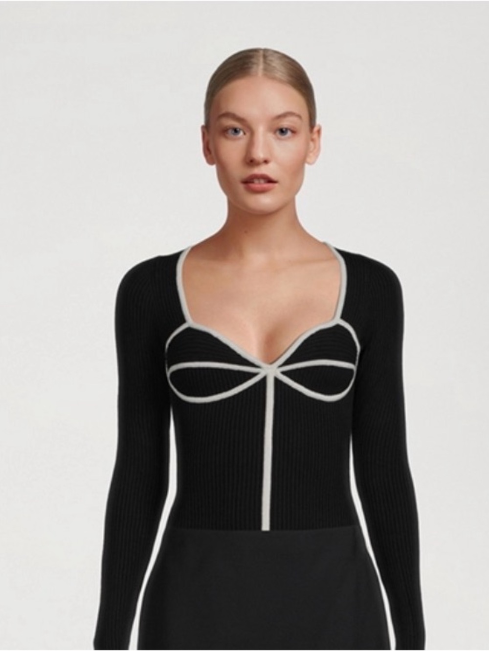 Mara Hoffman Black and White Sweater